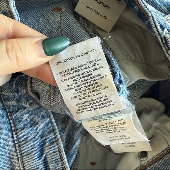 ROLLA'S - Dusters High Rise Straight Jeans - Medium Wash - Picture 10 of 15